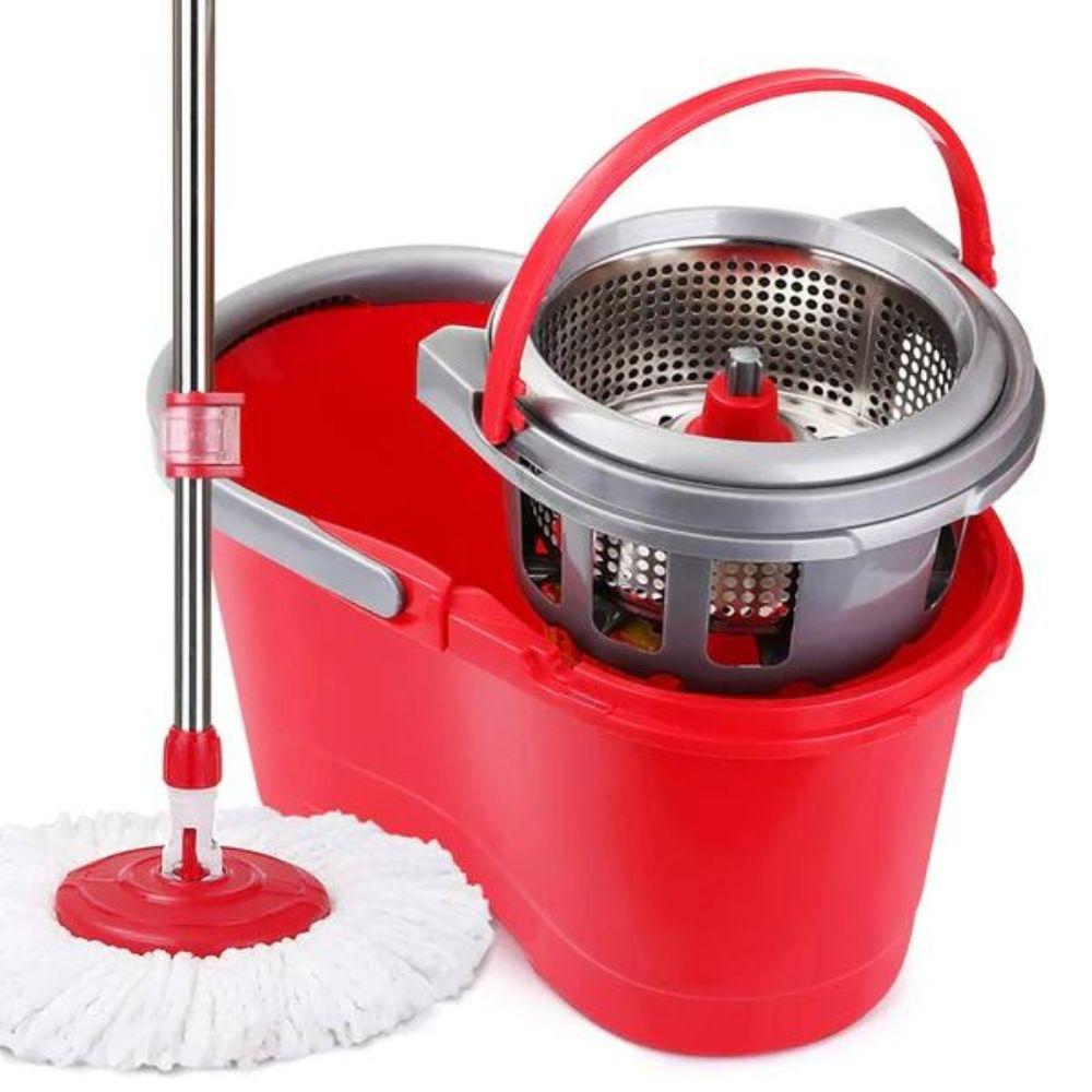 Spin Mop Dada Red | MOPDADA | Bucket, Mop Head, Stainless Steel