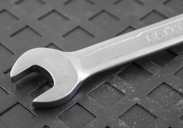 Faithfull Combination Spanner Size 10mm CV Satin Finish DIN 3113