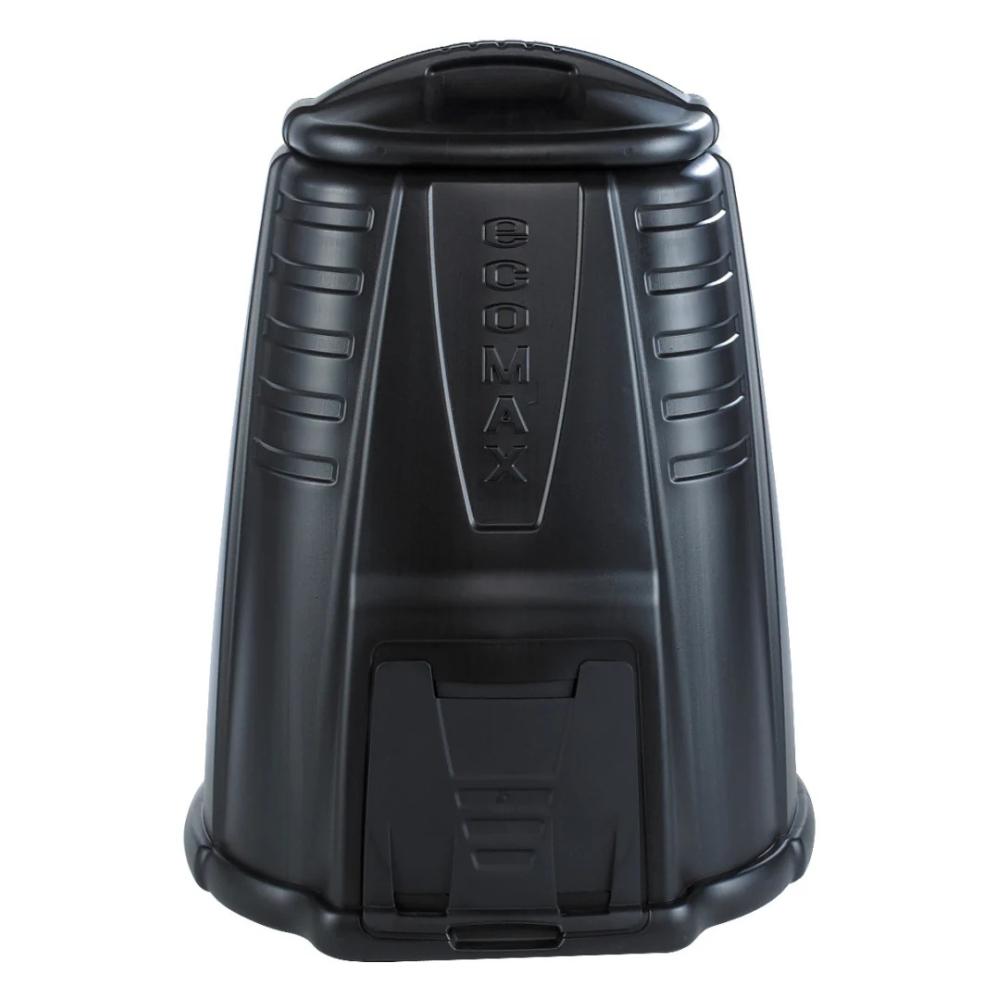 Ecomax Compost Bin 220 Litre with Lockable Lid, Door Opening, Heavy Duty, Environmentally Friendly