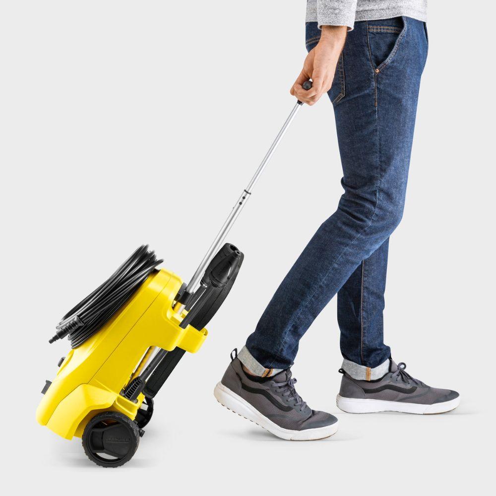 Karcher K3 Classic Pressure Washer 120 Bar 1.6kW 380 l/h 6m Hose Telescopic Handle Integrated Storage Vario Power Lance Dirt Blaster