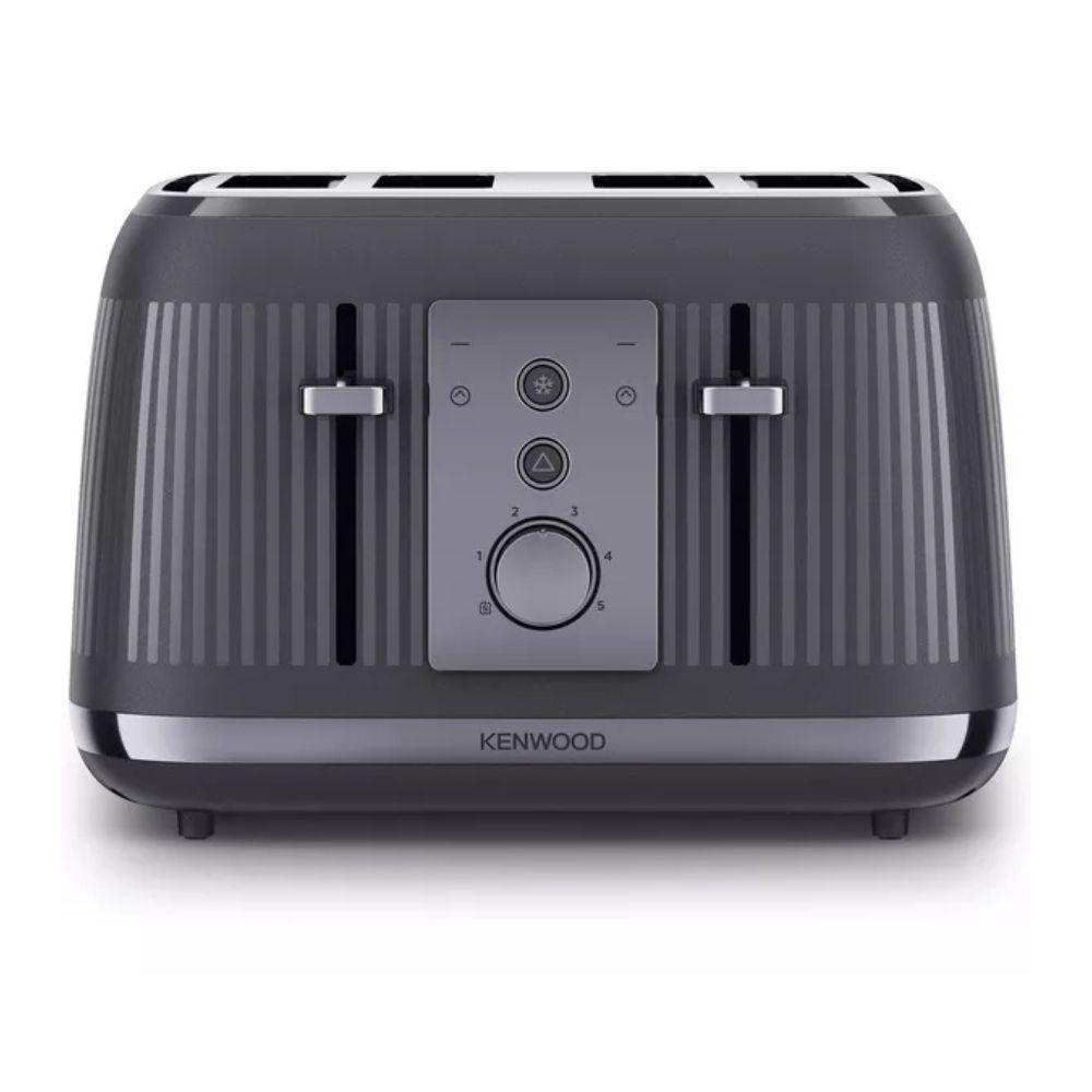 Kenwood Dusk 4 Slice Toaster Slate Grey | Reheat Defrost Cancel