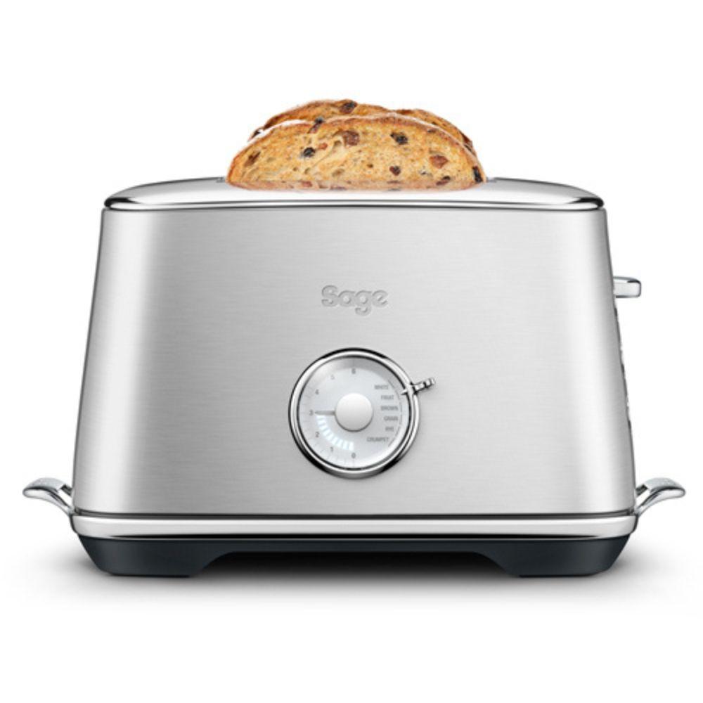Sage Toast Select Luxe 2 Slice Toaster | Almond, Chrome Accents, 6 Preset Toast Types