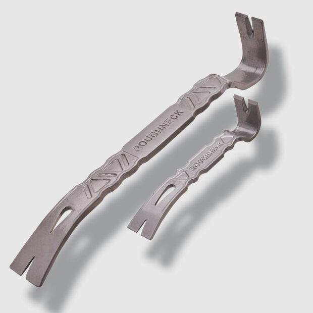 Roughneck Gorilla Pro-Grip Utility Bars Twin Pack | Drop-forged Heat-treated High-grip design Powder-coated finish 380mm (15") & 180mm (7")