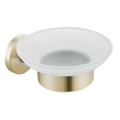 Kyloe Soap Dish &amp; Holder - Brushed Brass image