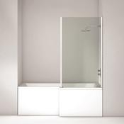 L Shape Hand Single Ended Shower Bath &amp; Panel