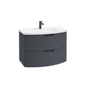 Arc 80cm 2 Drawer Wall Hung Vanity Unit image