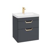 Freya 60cm 2 Drawer Wall Hung Vanity Unit image