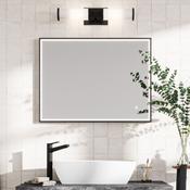 Fuse Frame Black LED Mirror 50/60cm image