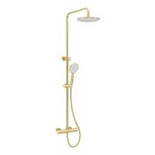 Alita Rain Thermostatic Shower Kit Brushed Gold image