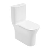 Peña Fully Shrouded Comfort Height Close Coupled Rimless Pan &amp; Seat image