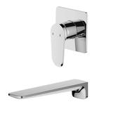 Fuse Wall Mounted Bath Filler Chrome image