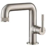 Kyloe Mono Basin Mixer Side Lever Brushed Nickel  image