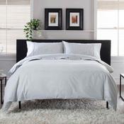 The Lyndon Company Gingham Duvet Set - Green/ White image
