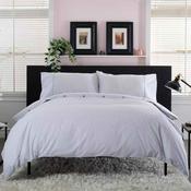The Lyndon Company Gingham Duvet Set - Grey/ White image