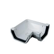 90° White Square Gutter image