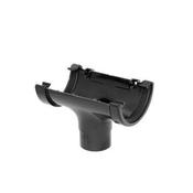 Half Round Black Gutter Drop image