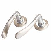 Florence Satin Chrome Lockset