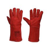 Gauntlet Red Welders Gloves image