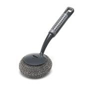 Comfort Grip Scourer Brush Metallic