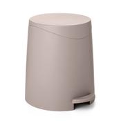 Bathroom Pedal Bin 3L Milan Taupe