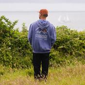 Bleubird Peri Blue Dawn Zipper Hood  image