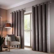 Vienna Stone Eyelet Curtains 90x90