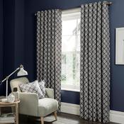 Castello Indigo Eyelet Curtain 