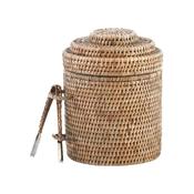 Nora Bamboo &amp; Rattan Ice Bucket 