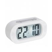 Karlsson Rubberised Alarm Clock - White image