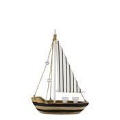 Sailboat w/Black Striped Hull 