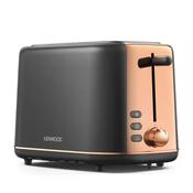 Abbey Lux Grey/Rose Gold 2 Slice Toaster