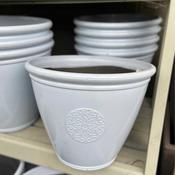 Eden Emblem Planter Blue image