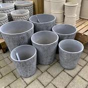 Ribbed Conical Planter image