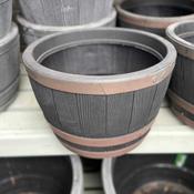 Blenheim 40cm Half Barrel Planter Copper