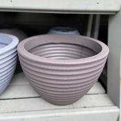 Low Honey Pot Planter Dark Brown image