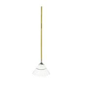 Stainless Steel Long Handled Lawn &amp; Leaf Rake image