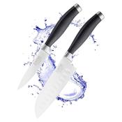 2 Piece Kitchen Knife Set - Black  image