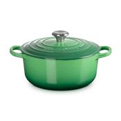 Le Creuset Cast Iron Round 20cm Casserole Bamboo Green image
