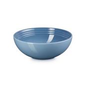 Le Creuset Stoneware Serving Bowl 24cm Chambray image