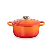 Le Creuset Cast Iron Round 24cm Casserole Volcanic image