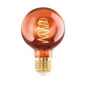 Copper Vaporised Spiral Smoky LED 4W E27 Bulb image