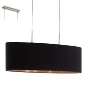 Pasteri Oval Black/Copper Pendant Light image