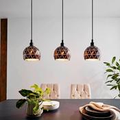 Roccaforte 3 Light Pendant Black/Gold image