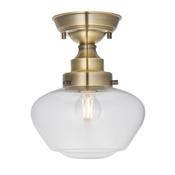Lindby Ceiling Light Brass/Clear image