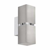 Passa Matt/Chrome Wall Light Cubed image