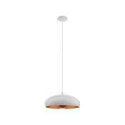 Mogano 1 Light Pendant White/Copper image
