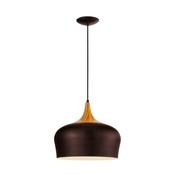 Obregon 1 Light Pendant Brown/Oak image