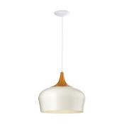 Obregon 1 Light Pendant Creme/Oak image