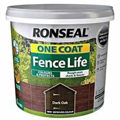 One Coat Fence Life Dark Oak 5l image