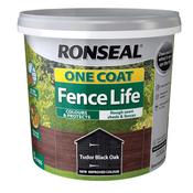 One Coat Fence Life Tudor Black 5l image